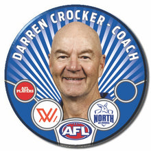 AFLW S11 NORTH MELBOURNE - CROCKER, Darren - COACH