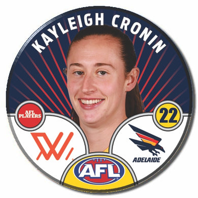 AFLW S10 ADELAIDE - CRONIN, Kayleigh