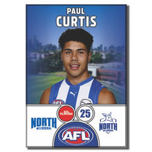 2025 AFL North Melbourne Football Club - CURTIS, Paul