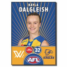 AFLW S10 WEST COAST EAGLES - DALGLEIGH, Kayla