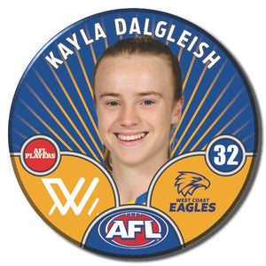 AFLW S10 WEST COAST EAGLES - DALGLEIGH, Kayla