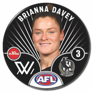 AFLW S10 COLLINGWOOD - DAVEY, Brianna