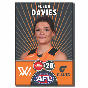 AFLW S10 GWS GIANTS - DAVIES, Fleur