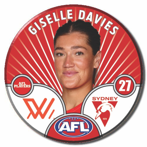 AFLW S10 SYDNEY SWANS - DAVIES, Giselle