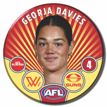 AFLW S11 GOLD COAST SUNS - DAVIES, Georja