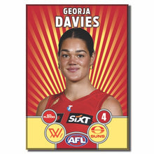 AFLW S11 GOLD COAST SUNS - DAVIES, Georja