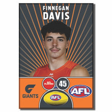 AFL 2026 GWS GIANTS Football Club - DAVIS, Finnegan