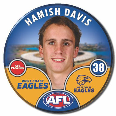 2025 AFL West Coast Eagles Football Club - DAVIES, Hamish