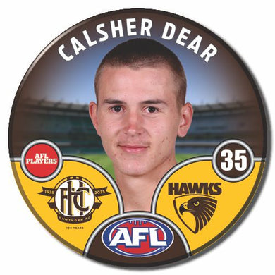 2025 AFL Hawthorn Football Club - DEAR, Calsher