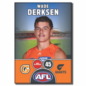 2025 AFL GWS Giants Football Club - DERKSEN, Wade
