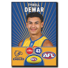 AFL 2026 WEST COAST EAGLES Football Club - DEWAR, Tyrell