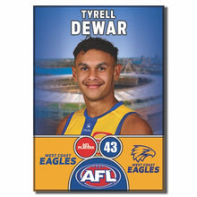 2025 AFL West Coast Eagles Football Club - DEWAR, Tyrell