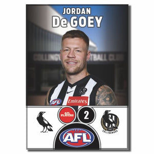 2025 AFL Collingwood Football Club - De GOEY, Jordan