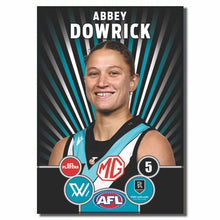 AFLW S11 PORT ADELAIDE - DOWRICK, Abbey