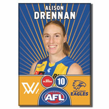 AFLW S10 WEST COAST EAGLES - DRENNAN, Alison