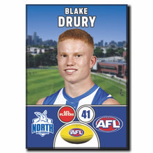 2024 AFL North Melbourne Football Club - DRURY, Blake