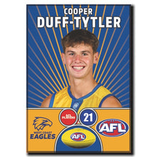 AFL 2026 WEST COAST EAGLES Football Club - DUFF-TYTLER, Cooper