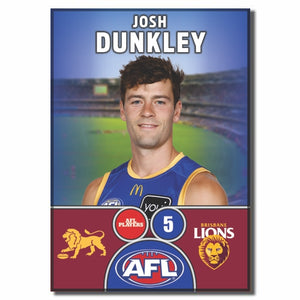 2025 AFL Brisbane Lions Football Club - DUNKLEY, Josh