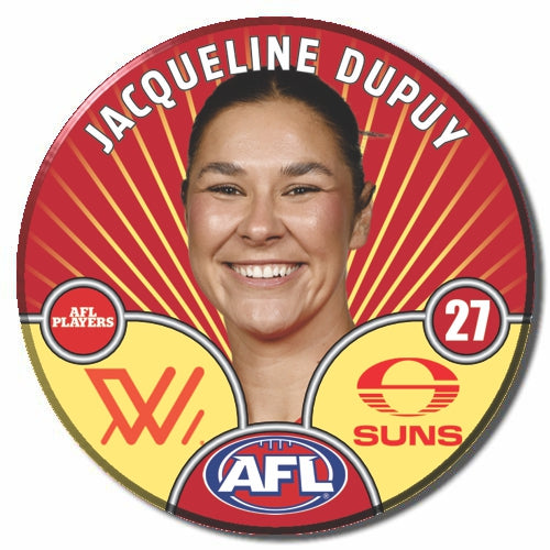 AFLW S10 GOLD COAST SUNS - DUPUY, Jacqueline