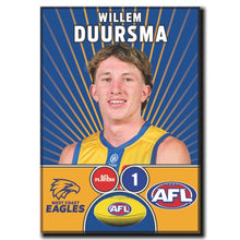 AFL 2026 WEST COAST EAGLES Football Club - DUURSMA, Willem