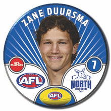AFL 2026 NORTH MELBOURNE Football Club - DUURSMA, Zane