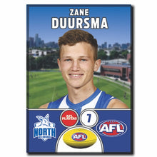 2024 AFL North Melbourne Football Club - DUURSMA, Zane