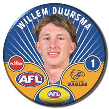 AFL 2026 WEST COAST EAGLES Football Club - DUURSMA, Willem
