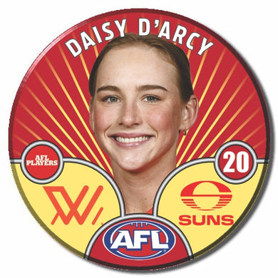 AFLW S10 GOLD COAST SUNS - D'ARCY, Daisy