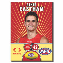 AFL 2026 GOLD COAST SUNS Football Club - EASTHAM, Asher