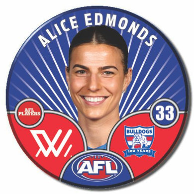 AFLW S10 WESTERN BULLDOGS - EDMONDS, Alice