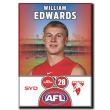 2025 AFL Sydney Swans Football Club - EDWARDS, William