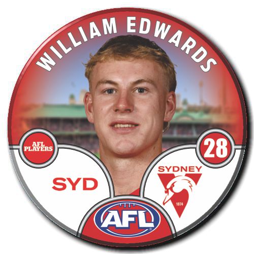 2025 AFL Sydney Swans Football Club - EDWARDS, William