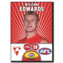 AFL 2026 SYDNEY SWANS Football Club - EDWARDS, William