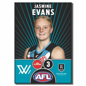 AFLW S10 PORT ADELAIDE - EVANS, Jasmine