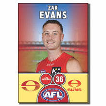 2025 AFL Gold Coast Suns Football Club - EVANS, Zak
