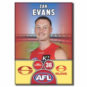2025 AFL Gold Coast Suns Football Club - EVANS, Zak