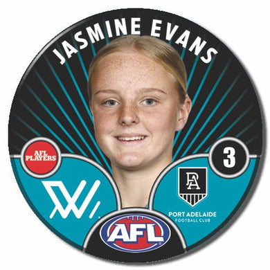 AFLW S10 PORT ADELAIDE - EVANS, Jasmine
