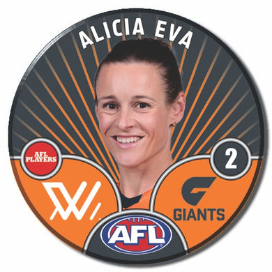 AFLW S10 GWS GIANTS - EVA, Alicia