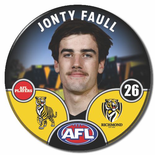 2025 AFL Richmond Football Club - FAULL, Jonty