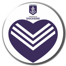 FREMANTLE DOCKERS SUPPORTER BADGES