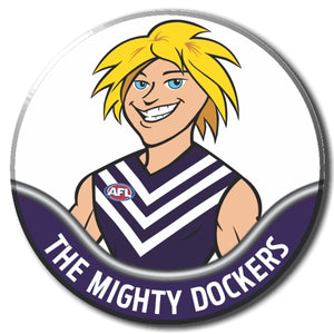 FREMANTLE DOCKERS SUPPORTER BADGES