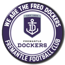 FREMANTLE DOCKERS SUPPORTER BADGES