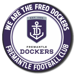 FREMANTLE DOCKERS SUPPORTER BADGES