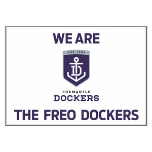 FREMANTLE DOCKERS SUPPORTER MAGNETS