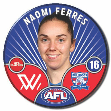 AFLW S10 WESTERN BULLDOGS - FERRES, Naomi