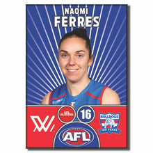 AFLW S10 WESTERN BULLDOGS - FERRES, Naomi