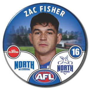 2025 AFL North Melbourne Football Club - FISHER, Zac