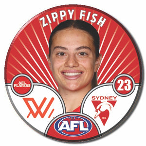 AFLW S10 SYDNEY SWANS - FISH, Zippy