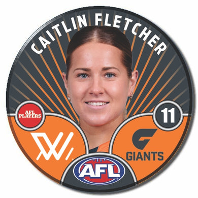 AFLW S10 GWS GIANTS - FLETCHER, Caitlin