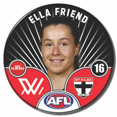 AFLW S10 ST KILDA - FRIEND, Ella